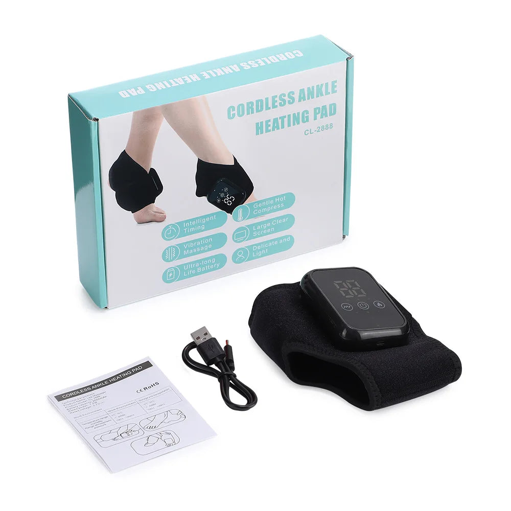 Ankle and foot massager, joint massage, intelligent temperature-controlled electric massage, hot compress, ankle protection mass